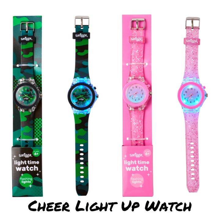 Smiggle Light Time Flashing Watch Lazada