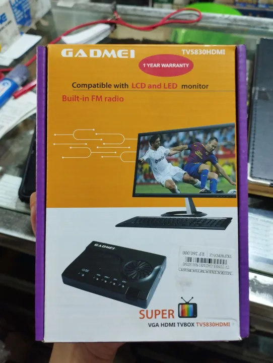 TV Tuner Gadmei 5830 HDMI Eksternal CRT & LCD Lazada Indonesia