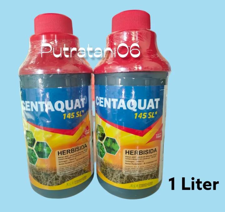 Herbisida Kontak Paraquat Centaquat 145 Sl 1 Liter Herbisida Pembasmi