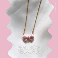 Confetti Sunday Beau Bow Necklace