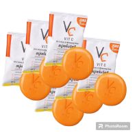 (6 ก้อน * 30g) Vit C Ance &amp; Whitening Soap
สบู่เซรั่มวิตซี สบู่วิตซีน้องฉัตร 
สบู่สำหรับล้างหน้าสูตรเข้มข้น ผิวสะอาด บำรุงผิวหน้าในตัว
กลิ่นหอม ฟองละเอียดนุ่ม สะอาดสบายผิว
ผิวแพ้ง่ายโดยเฉพาะ