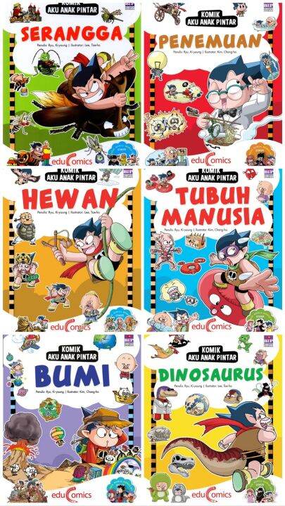 Komik Pendidikan (Educomics) Aku Anak Pintar (Bonus Stiker) | Lazada ...