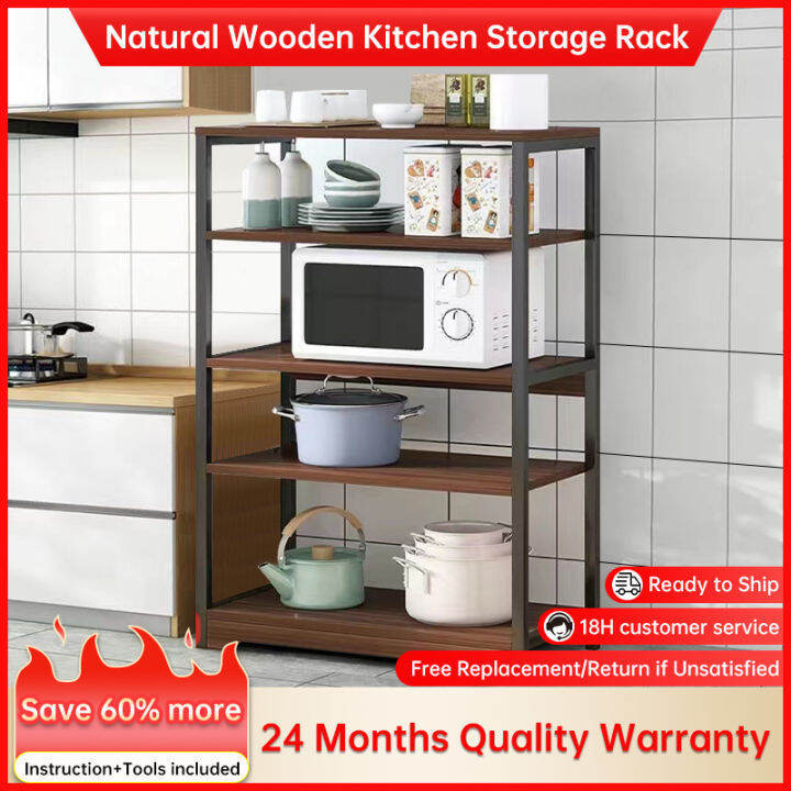 5/6 Layer Stainless Organizer Rack Multifunction Kitchen Rack Display