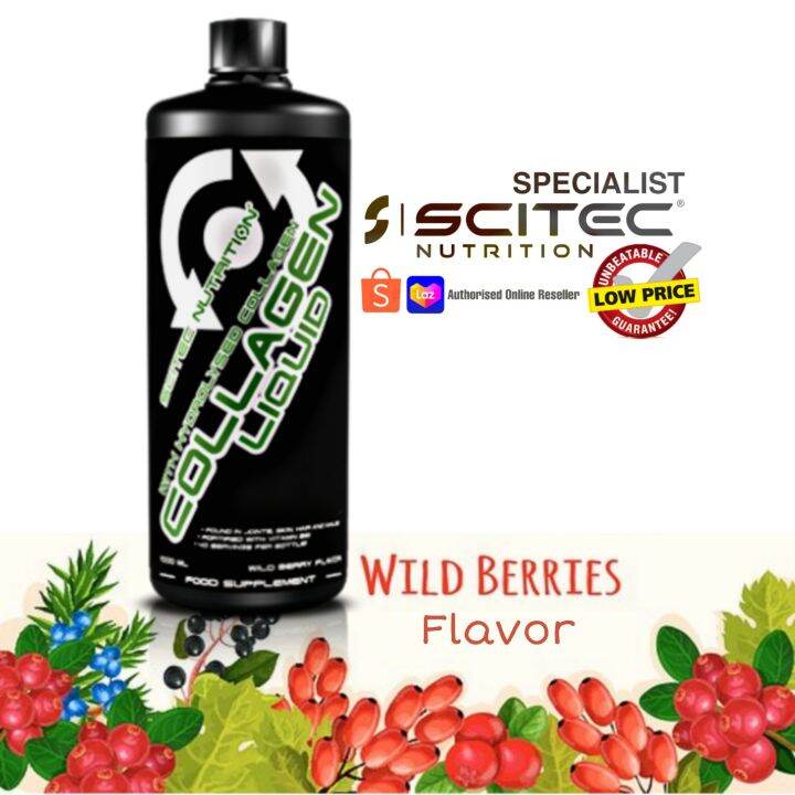 Scitec Nutrition COLLAGEN LIQUID Wild Berry Flavor 1000ml | Lazada