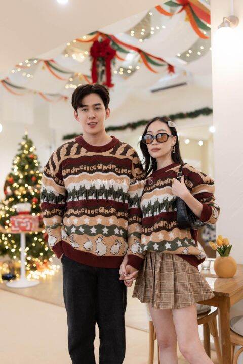 vsm-couple-3g035-เสื้อคู่รัก-เสื้อกันหนาวคู่-เสื้อไหมพรม-เสื้อไปต่างประเทศ-เสื้อคลุมแขนยาว-ชุดถ่ายพรีเวดดิ้ง