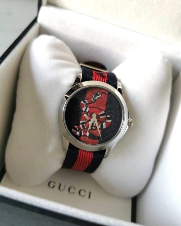 นาฬิกาข้อมือ-gucci-g-timeless-watch-น้ำเงิน-แดง-ขนาด-38mm-รับประกันของแท้-100