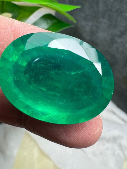 มรกต-very-fine-lab-made-พลอย-columbia-โคลัมเบีย-green-doublet-emerald-20x15-มม-mm-24-กะรัต-1เม็ด-carats-พลอยสั่งเคราะเนื้อแข็ง