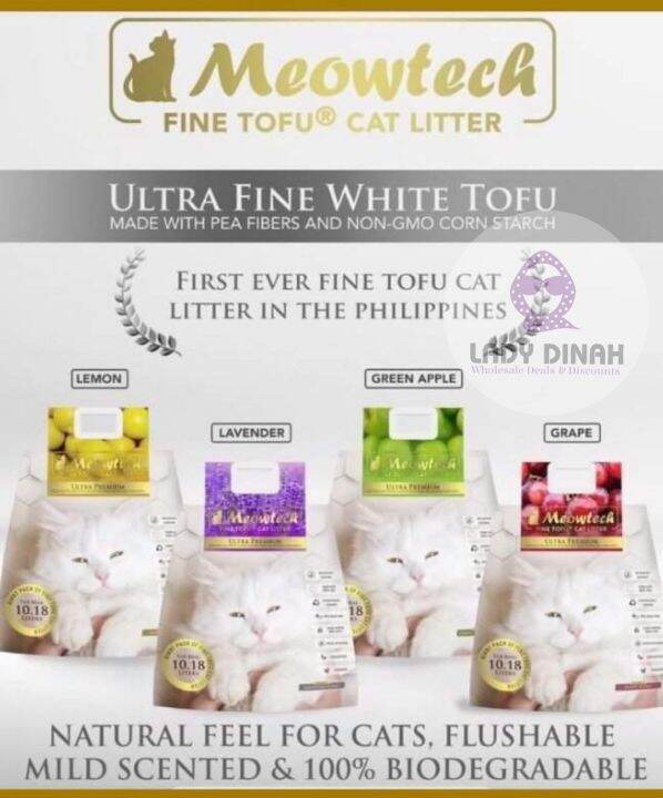 Meowtech Ultra Premium White Tofu Cat Litter Lazada PH