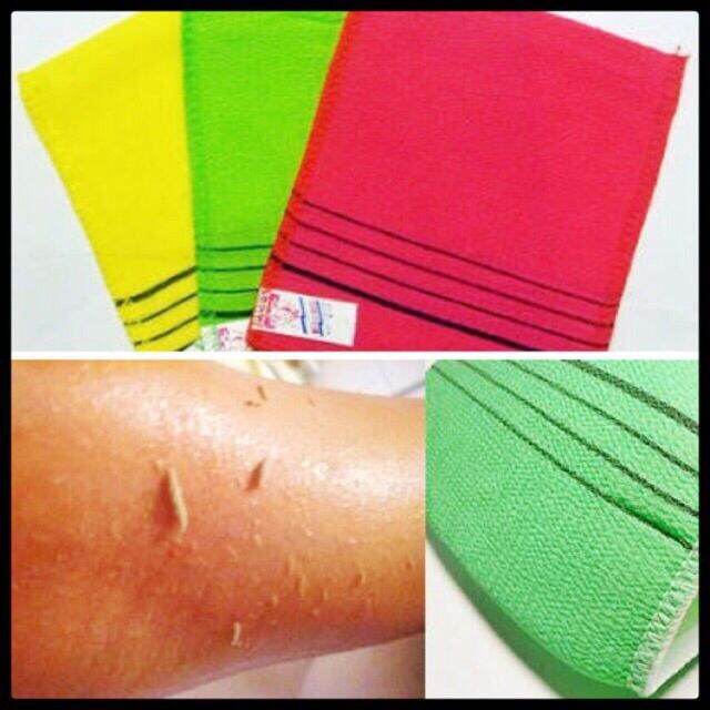 💯KOREA Authentic Korean Exfoliating Mitt Body Scrub Towel Lazada PH