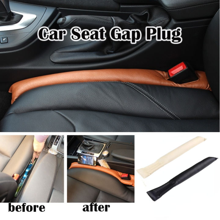 Car Seat Gap Plug Leakproof Leather Soft Pad Side Seam Plug Filling Strip  Car Interior Decoration