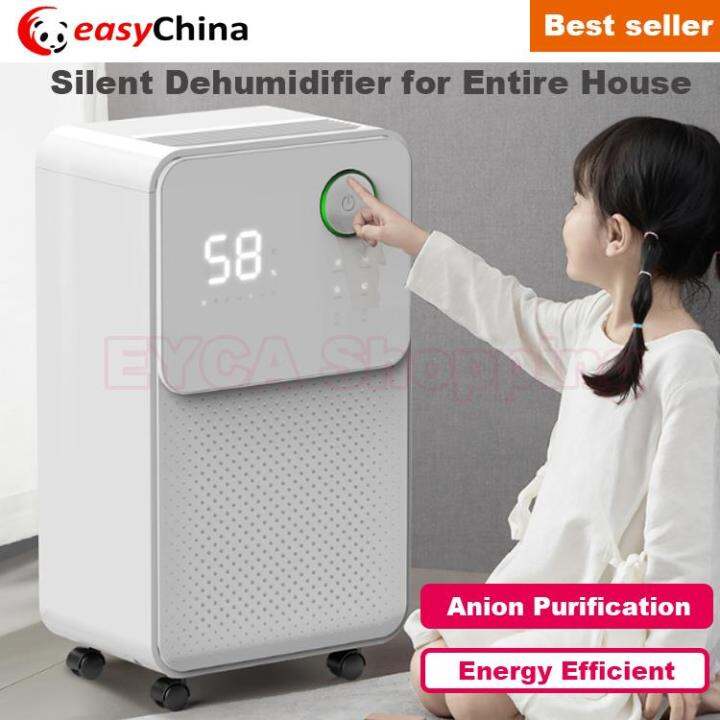 Silent Air Dehumidifier Entire Room House 80m? Purifier Lazada PH