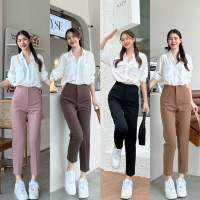 Basic Pants กางเกง9ส่วน ผ้าโรเชฟ เกรดAA เนื้อผ้านิ่ม หนา ‼️ เก็บทรงดีมาก‼️