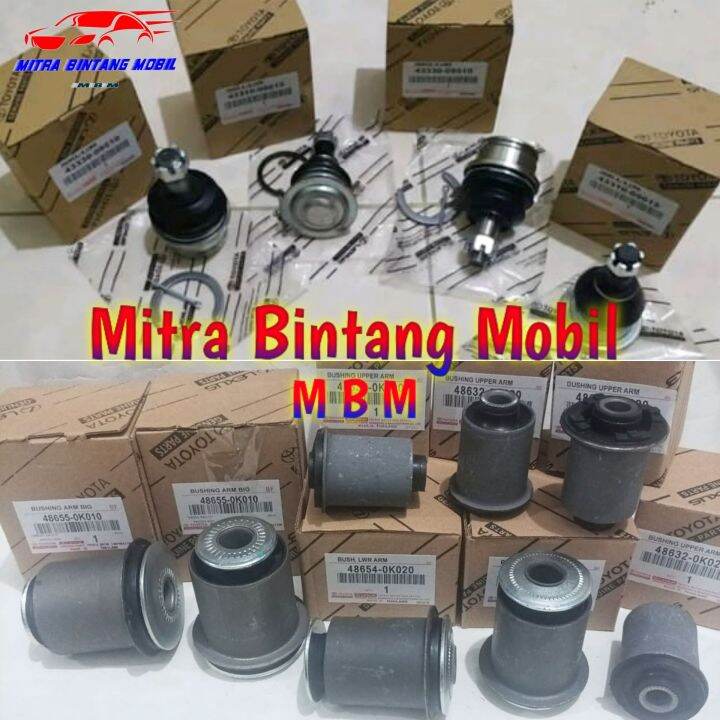 Ball Joint Dan Bushing Arm Atas Bawah Komplit Toyota Innova Inova Original Set Pcs Lazada