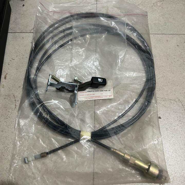 GENUINE/ORIGINAL ISUZU FUEL TANK OPENER CABLE AND LEVER ASSY FOR ISUZU