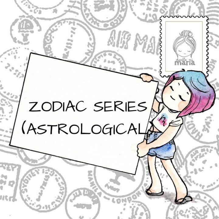 Astrological Zodiac Postcards (Set of 12) Lazada PH