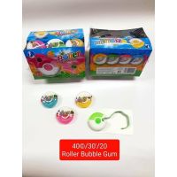 หมากฝรั่งม้วนกลิ่นผลไม้ลายไข่โปเกม่อน(Roller Bubble gum) 1 กล่อง บรรจุ 30 ชิ้น