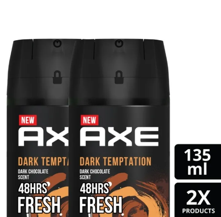 Axe Deodorant Body Spray Dark Temptation Parfum Badan Pria 135ml