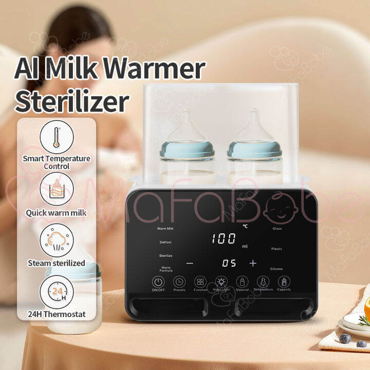 【Low Price】LED Multifunction Smart Baby Milk Bottle Warmer Sterilizer Steriliser Temperature
