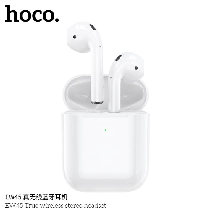 sy-hoco-ew45-หูฟังบลูทูธไร้สาย-5-3-tws-พร้อมไมโครโฟน-และหูฟังเพลง-สําหรับ-android