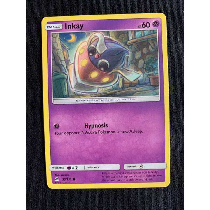 Inkay pokemon card 50/131 common preloved | Lazada PH