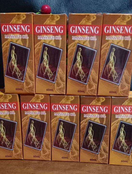 GINSENG Massage oil (60ml)+ El shaddai oil Lazada PH