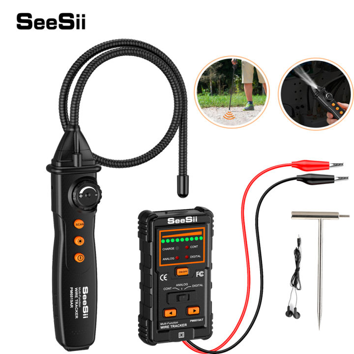 Seesii Peakmeter PM6819A Underground Cable Locator Wire Tracer Detector
