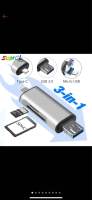 Type C Micro USB + USB 3.0 In 1 OTG Card Reader ความเร็วสูง USB3.0 Memory Card Reader สำหรับโทรศัพท์ Android คอมพิวเตอร์