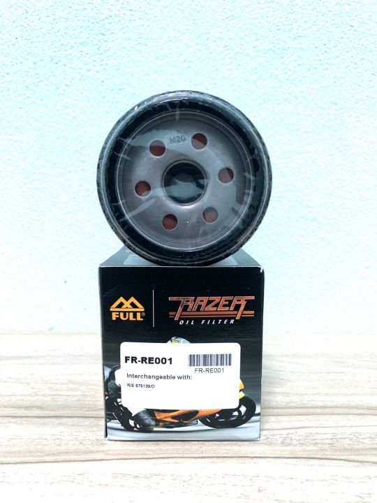 กรองน้ำมันเครื่อง-royal-enfield-รุ่น-interceptor650-continental-twins650-ยี่ห้อ-full-razer-fr-re001