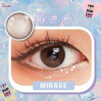 คอนแทคเลนส์ รุ่นMIRAGE brown สีน้ำตาลธรรมชาติ ขนาดเท่าตา ใส่ไปเรียน ใส่ไปทำงานได้