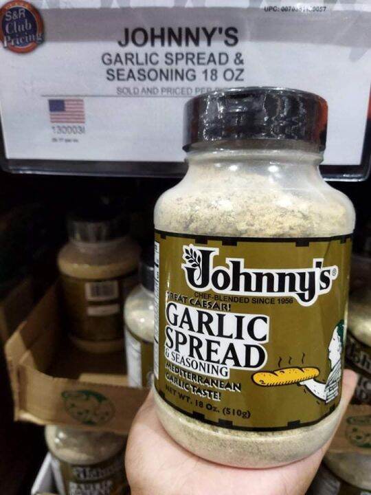 JOHNNY'S GARLIC SPREAD SEASONING (510 grams) Mediterranean garlic taste Lazada PH