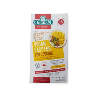 Orgran Vegan Easy Egg แป้งทำเมนูไข่ ออรร์แกรน 250 กรัม