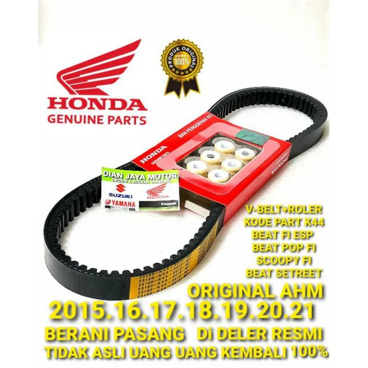 PANBEL V BELT SET PLUS ROLLER HONDA BEAT FI ESP K44 SCOOPY.SPACY