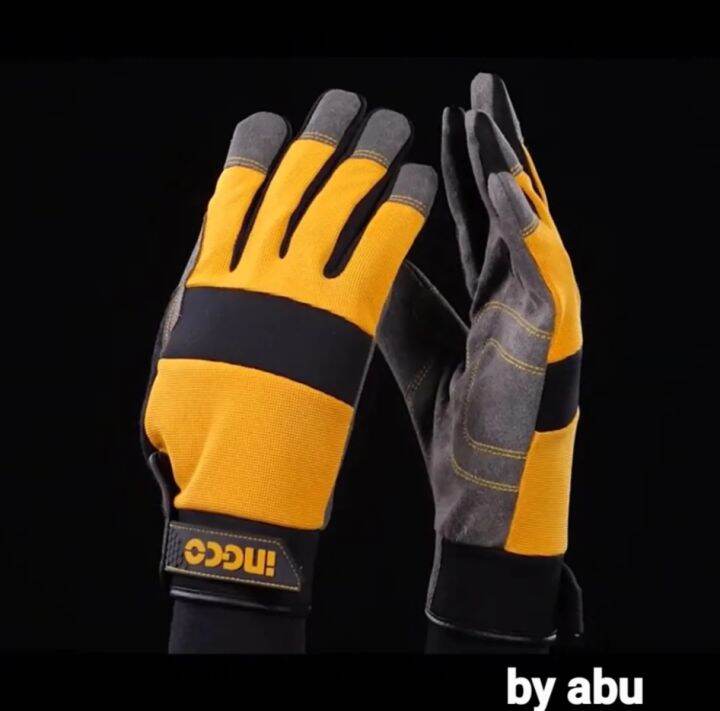 ingco-ถุงมือช่าง-ถุงมือ-อเนกประสงค์-ไมโครไฟเบอร์-size-xl-รุ่น-hgmg01-mechanic-gloves