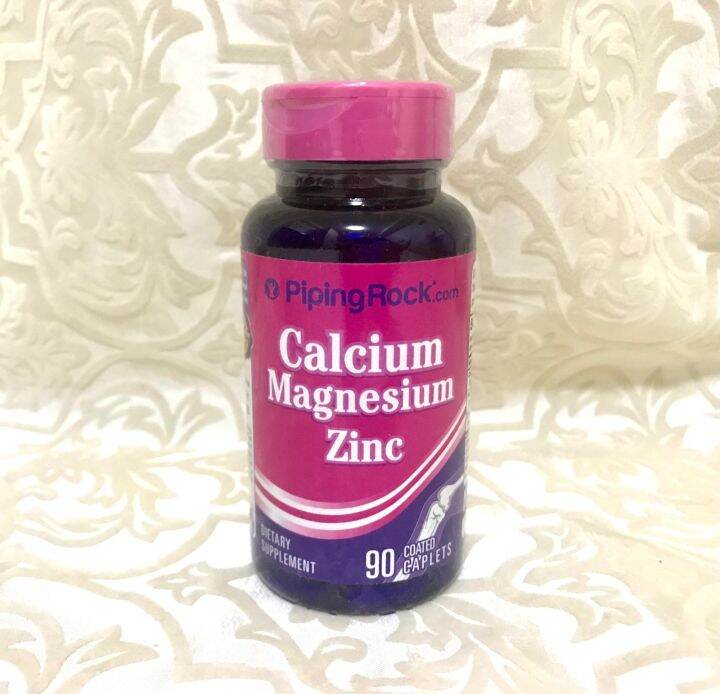 Piping Rock Calcium Magnesium Zinc 90caplets Lazada PH