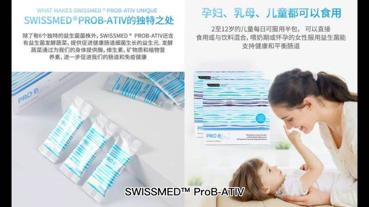 SWISSMED™ ProB-ATIV 1000mg Probiotics 60’S | Lazada