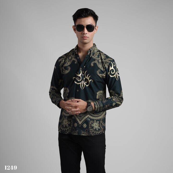 KEMEJA BATIK BRANDED PREMIUM PREMIUM HIGH QUALITY BATIK TERBARU BATIK ...