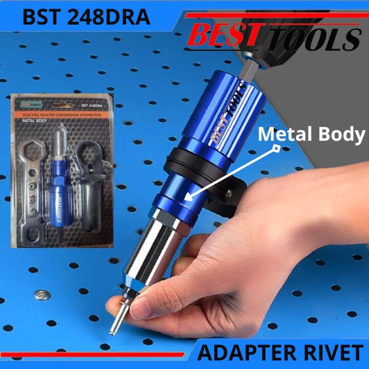 Alat Rivet Tang Rivet Ripet Sambungan Konverter Bor Rivet Gun Adapter ...