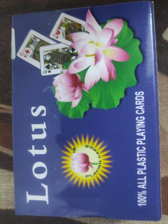 Lotus plastic playing Cards(Baraha) Lazada PH