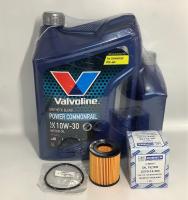 น้ำมันเครื่องดีเซลพร้อมกรองเครื่อง Mazda BT50 PRO ยี่ห้อ Valvoline 10W-30 Commonrail 6ลิตร แถม1ลิตร / กรองเครื่องกระดาษ ยี่ห้อ Corner รหัสสินค้า C-MDO17