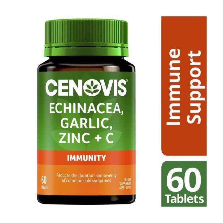 Cenovis Echinacea, Garlic, Zinc + C 60 Tablets Lazada PH