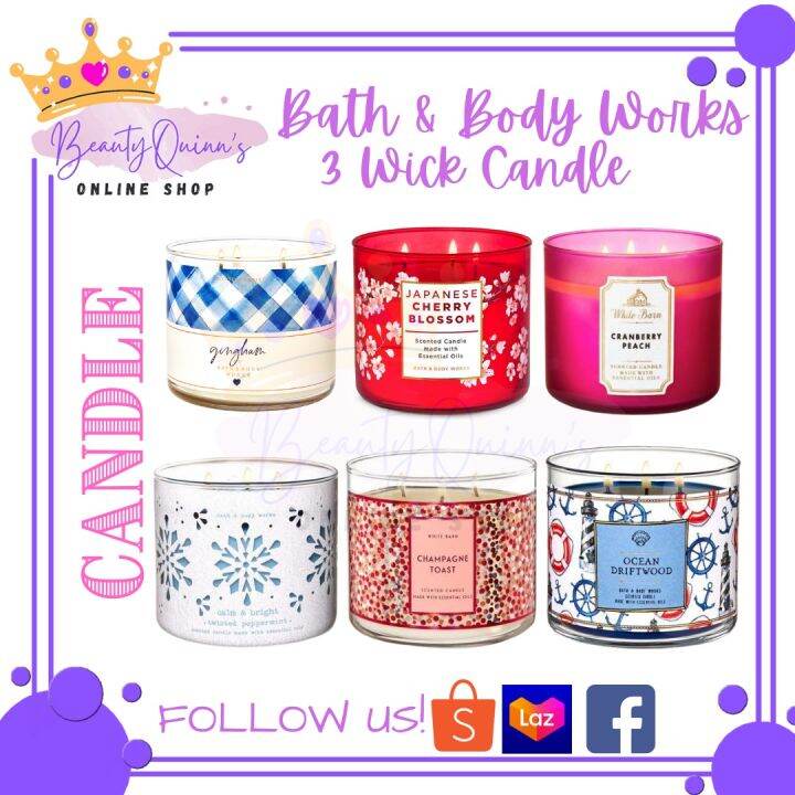 Bath & Body Works 3Wick Candle, 14oz Lazada PH