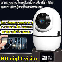 HTD กล้องวงจรปิด HD 1080P IP Camera ร หมุนได้ แจ้งเตือนผ่านมือถือ Wifi 2.4GHz ใช้งานภายในบ้าน ภาพคมชัด พูดโต้ตอบได้