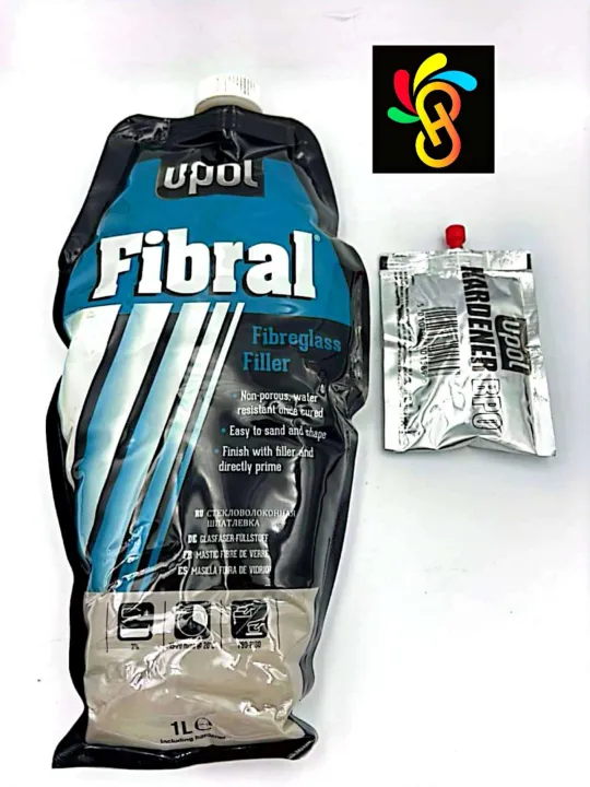 Upol Fibreglass filler (1000ml) Lazada