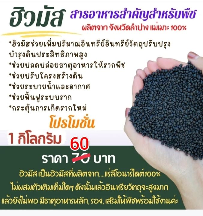 ฮิวมัส-ของแท้-ธาตุอาหารเข้มข้น-ผลิตภัณฑ์จากธรรมชาติ100