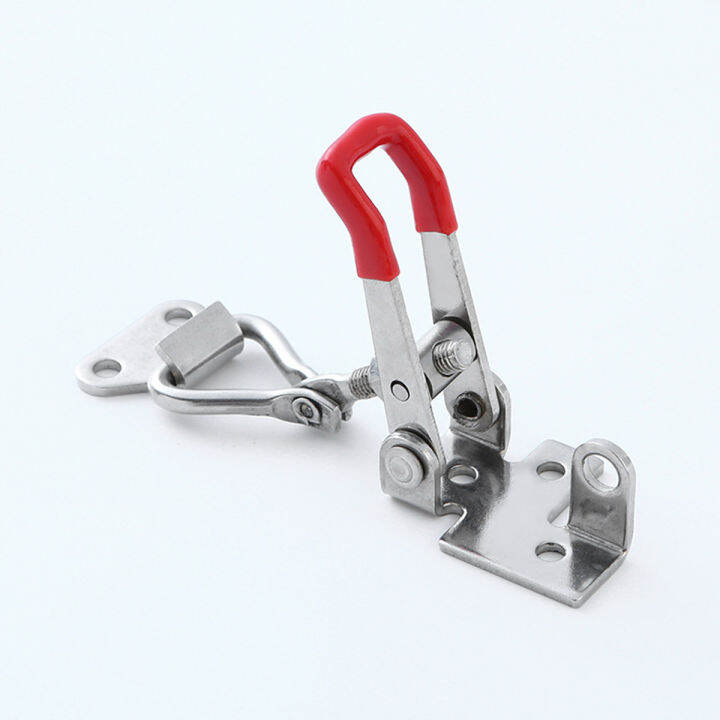 AmoKi Latch Clamp Adjustable Pull Latch Door Box Toggle Lock Clamp with Hole 100kg/180kg