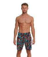 69SLAM MEN WALKBOARD SHORT HAWAIIAN TIKI OLIVER REVERSIBLE LONG LENGTH / กางกางขาสั้น ชาย