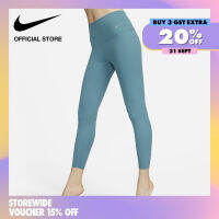 Nike Womens Dri-fit Zenvy Hr 7/8 Tght Leggings - Noise Aqua