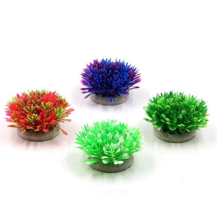 Mini Artificial Plastic Plants Fish Tank Decoration Lazada