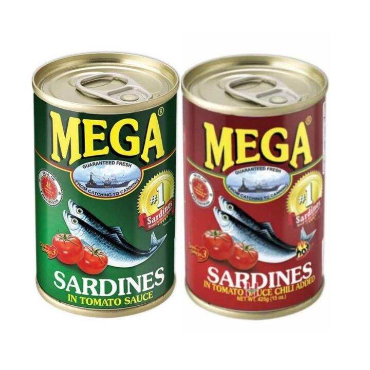 MEGA Sardines 155g Lazada.co.th