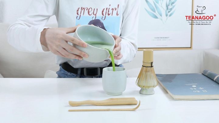 BambooWorx Matcha Whisk Set - Matcha Whisk (Chasen), Traditional Scoop (Chashaku), Tea Spoon. The Perfect Set to Prepare A Cup of Japanese Matcha